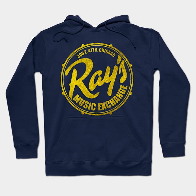 Ray's. Music Exchange Hoodie by BotsArt